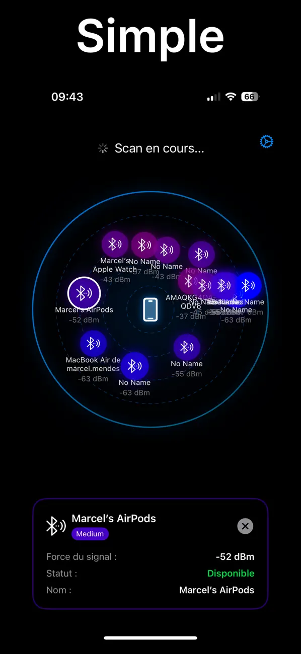 Screenshot #1 pour Find Bluetooth