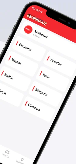 Korkusuz Gazetesi - Haberler iPhone Ekran Görüntüsü 5