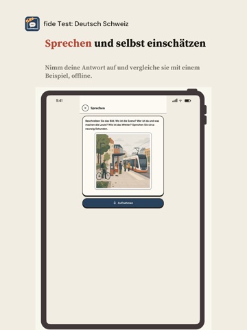 fide Test: Deutsch Schweiz iPad screenshot