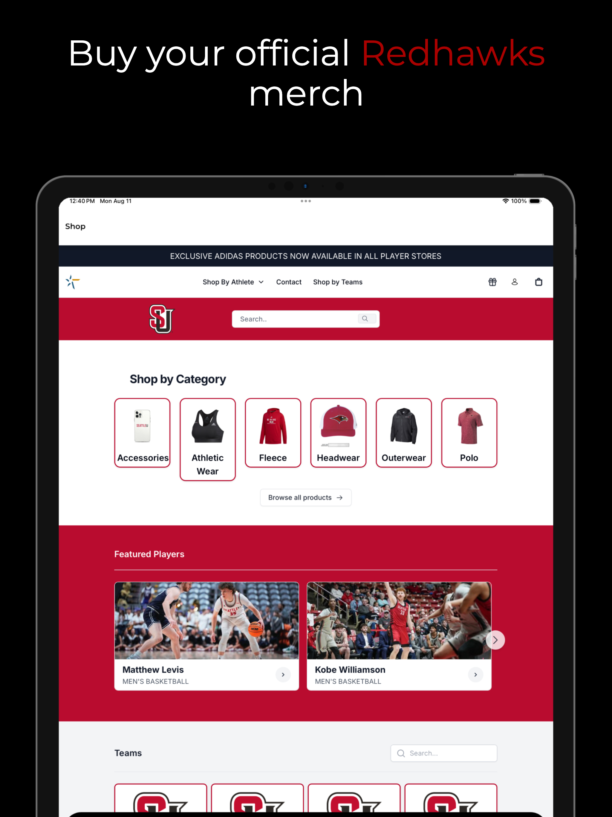 Seattle U Athletics screenshot 7