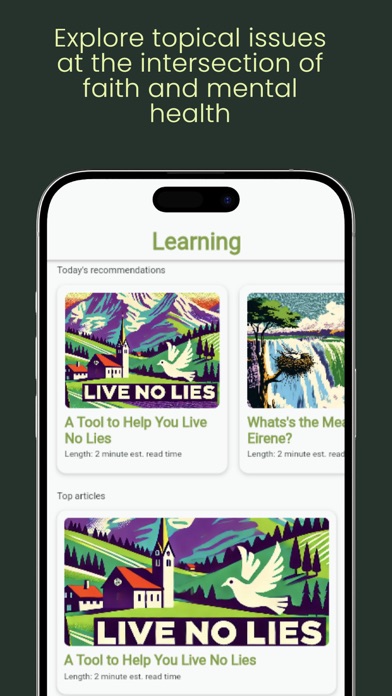 Eirene Christian Well-Being AI iPhone screenshot 7 - Health & Fitness app