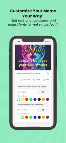 MemeFrog: AI Meme Generator screenshot