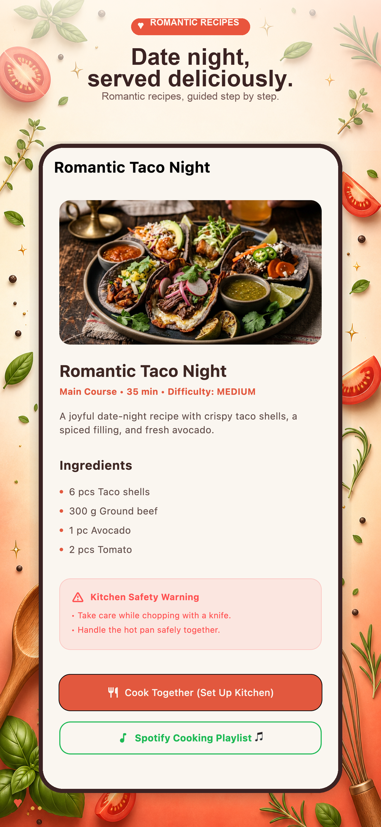Cook & Date