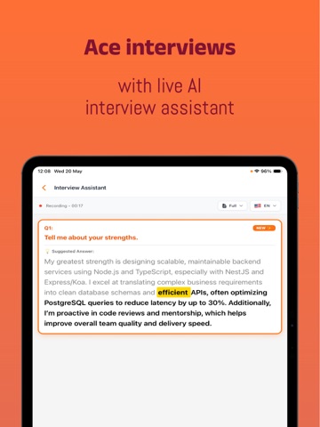 Apply4Me: AI Job Search & CV iPad screenshot 6