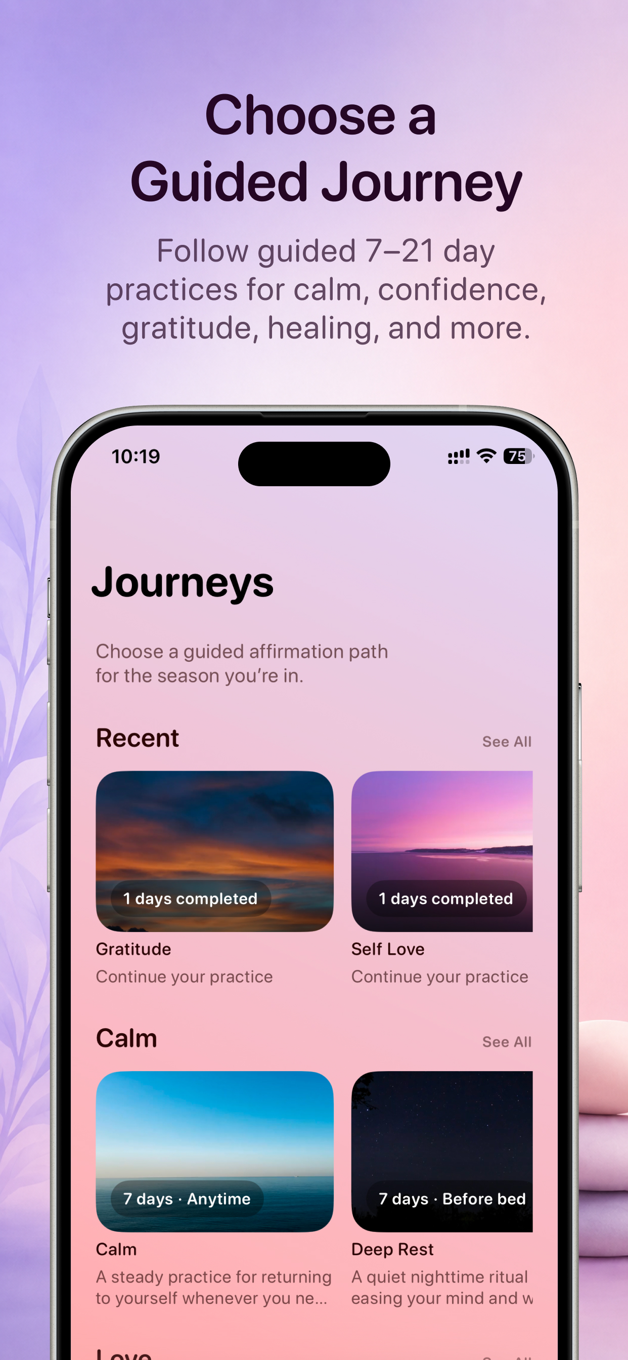 Aura: Daily Affirmations screenshot 2