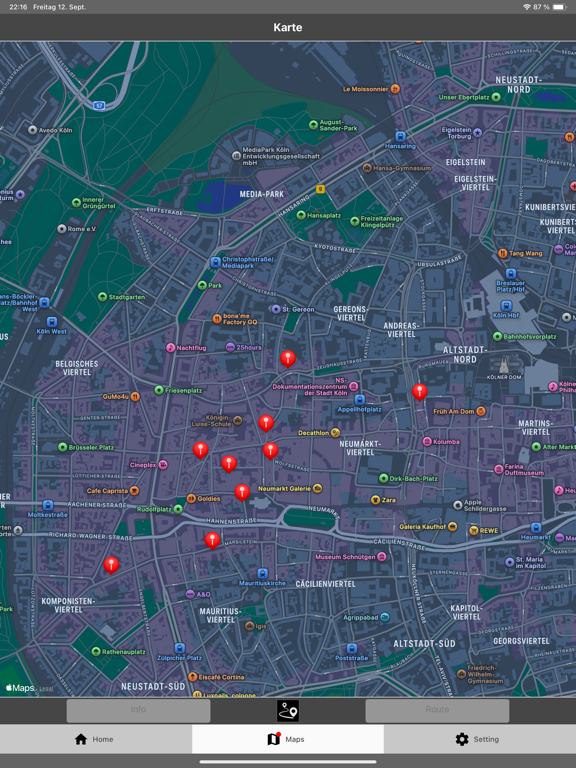 Screenshot #5 pour K1 Galerien Köln