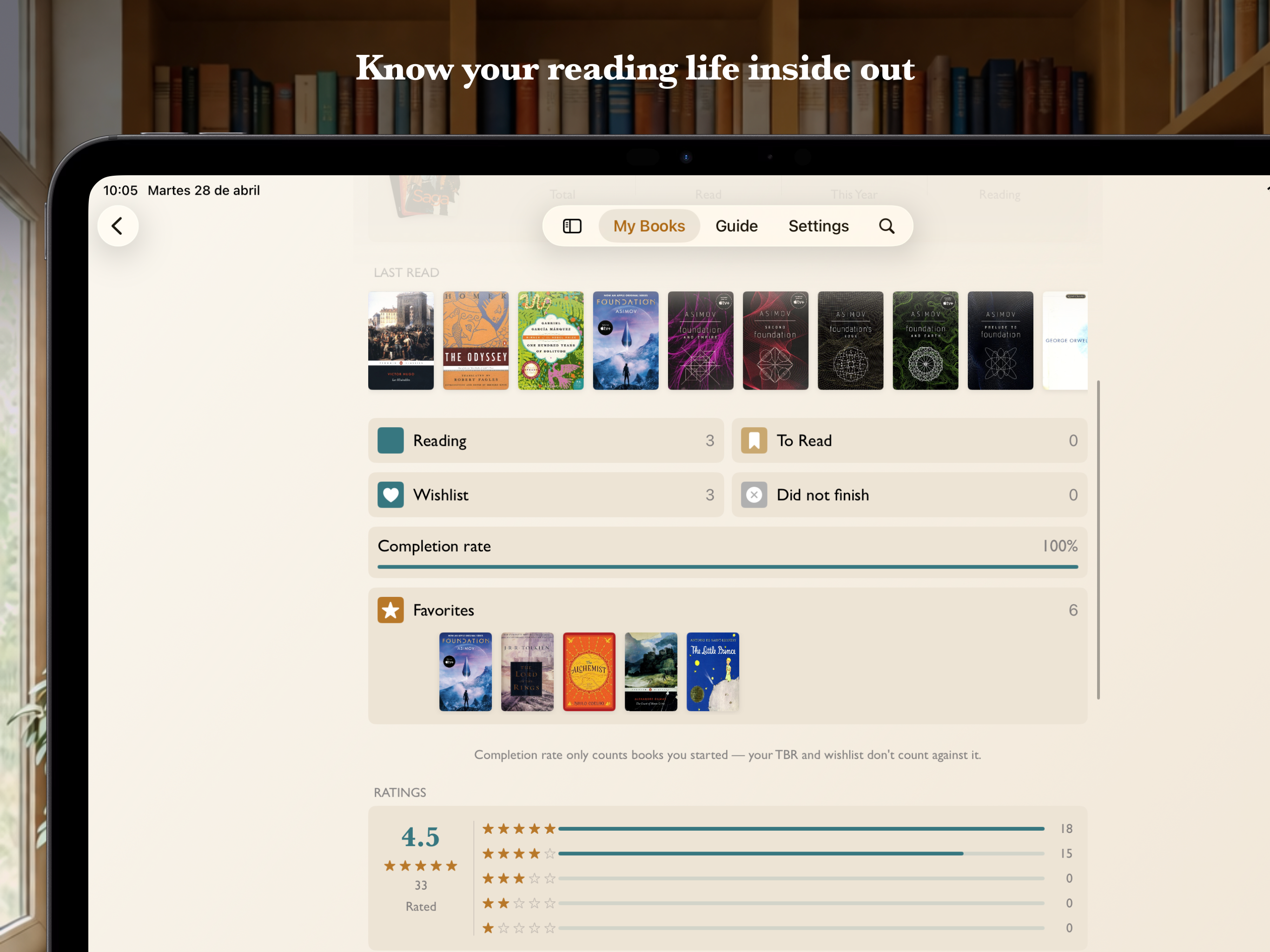 Pinakes - Book Reading Tracker