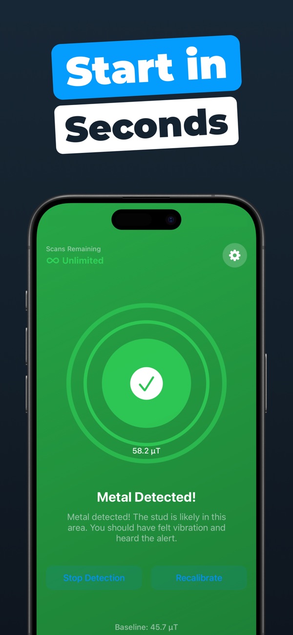 Stud finder - WallX screenshot 5