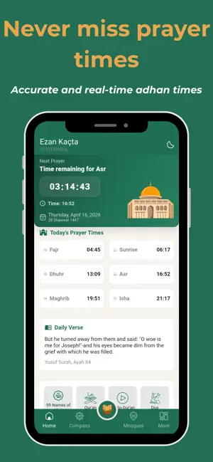 Ezan Kaçta screenshot 1