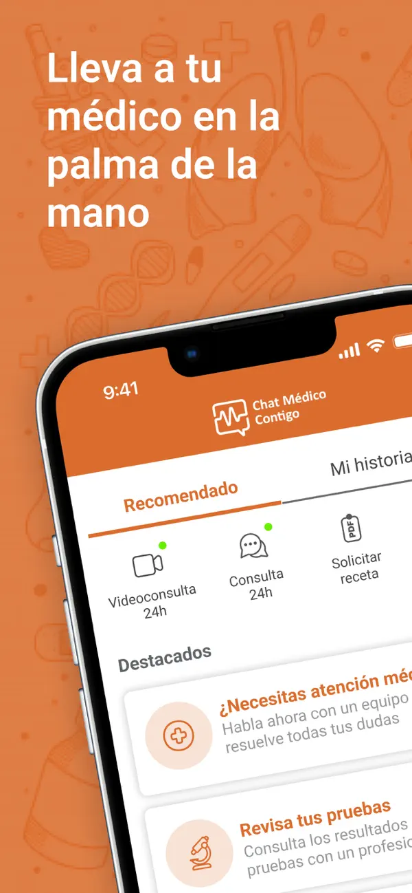 Screenshot #1 pour Chat Médico Contigo