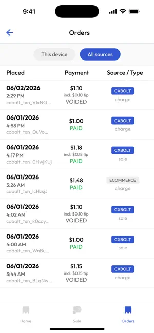 Cxbolt Payment App screenshot 2