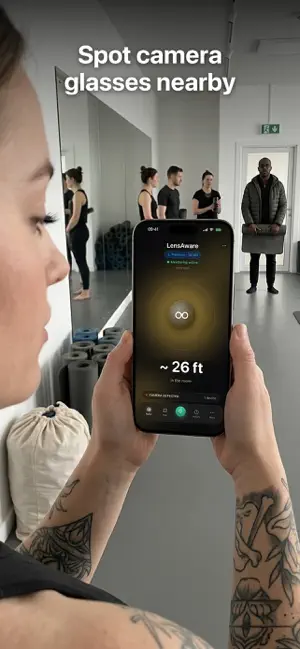 LensAware Smart Glasses Radar screenshot 1