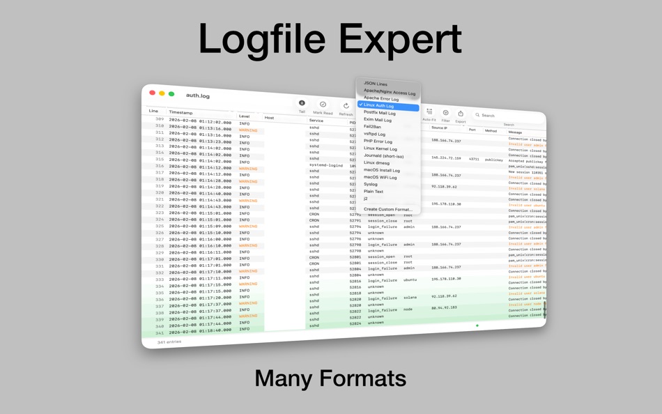 #5. Logfile Expert (macOS) โดย: Uli Grossek