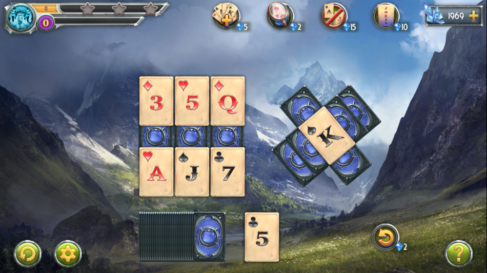 #7. Tri Peaks Solitaire 1 (iOS) 由: FIVE-BN STUDIO LTD
