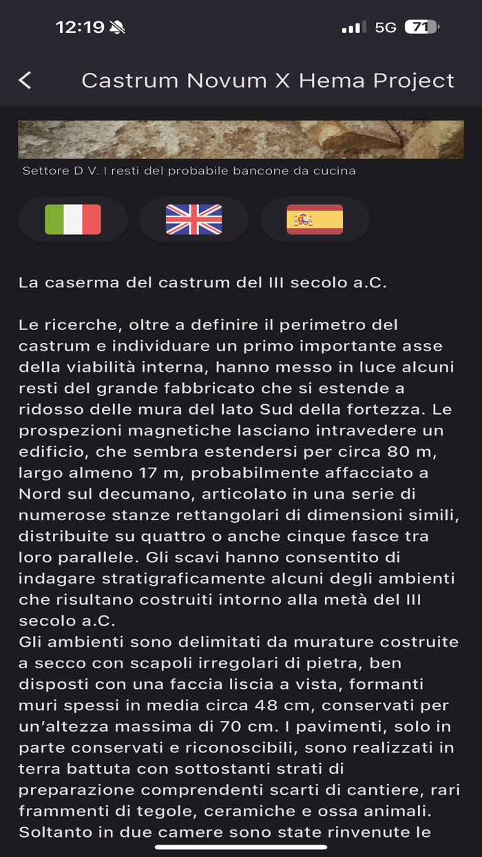 Castrum Novum X Hema Project