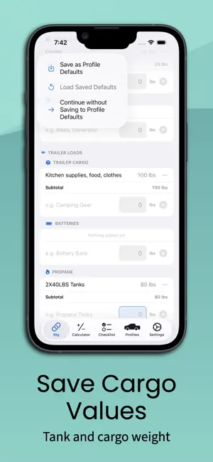 CamperCalc screenshot 4