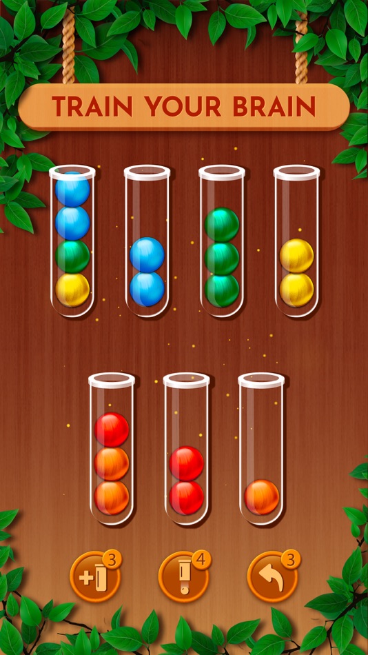 #9. Woody Sort: Ball Sort Puzzle (iOS) От: UNICO STUDIO