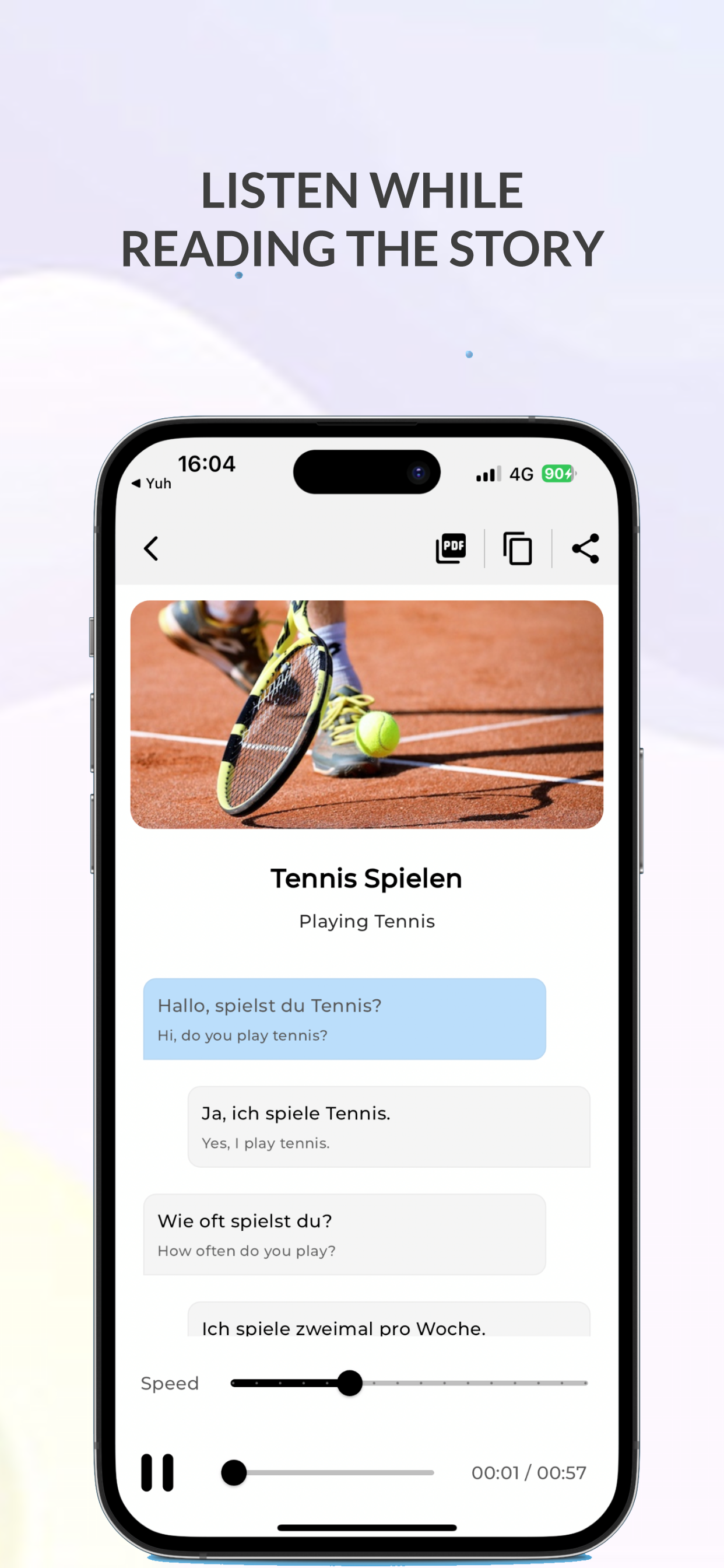 Learn German AI Conversations screenshot 4