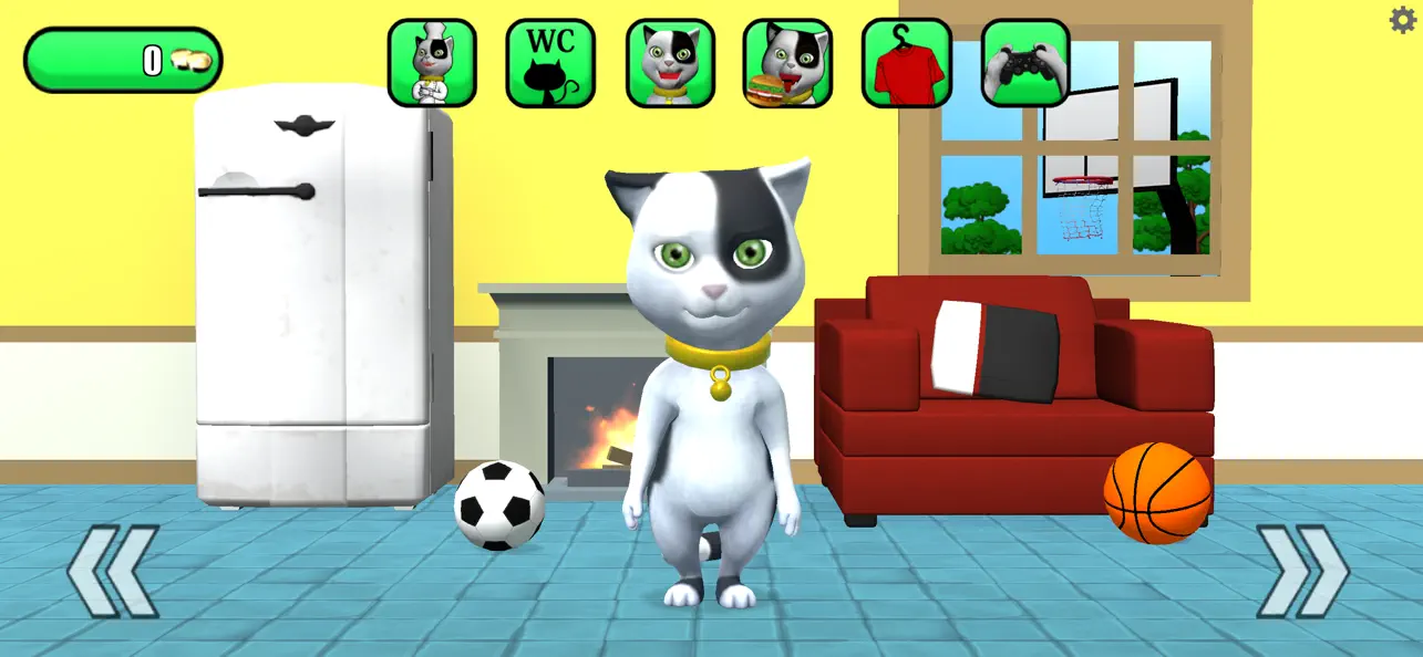 Screenshot #1 pour Talking Baby Cat Max Pet Games