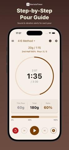 BaristaTimer: Brew Timer & Log Screenshot 5 of 6