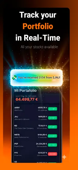 Dividends - Portfolio Tracker screenshot 1