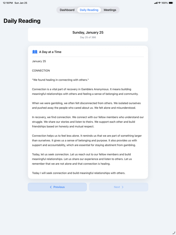 Screenshot #5 pour Recovery Companion for GA