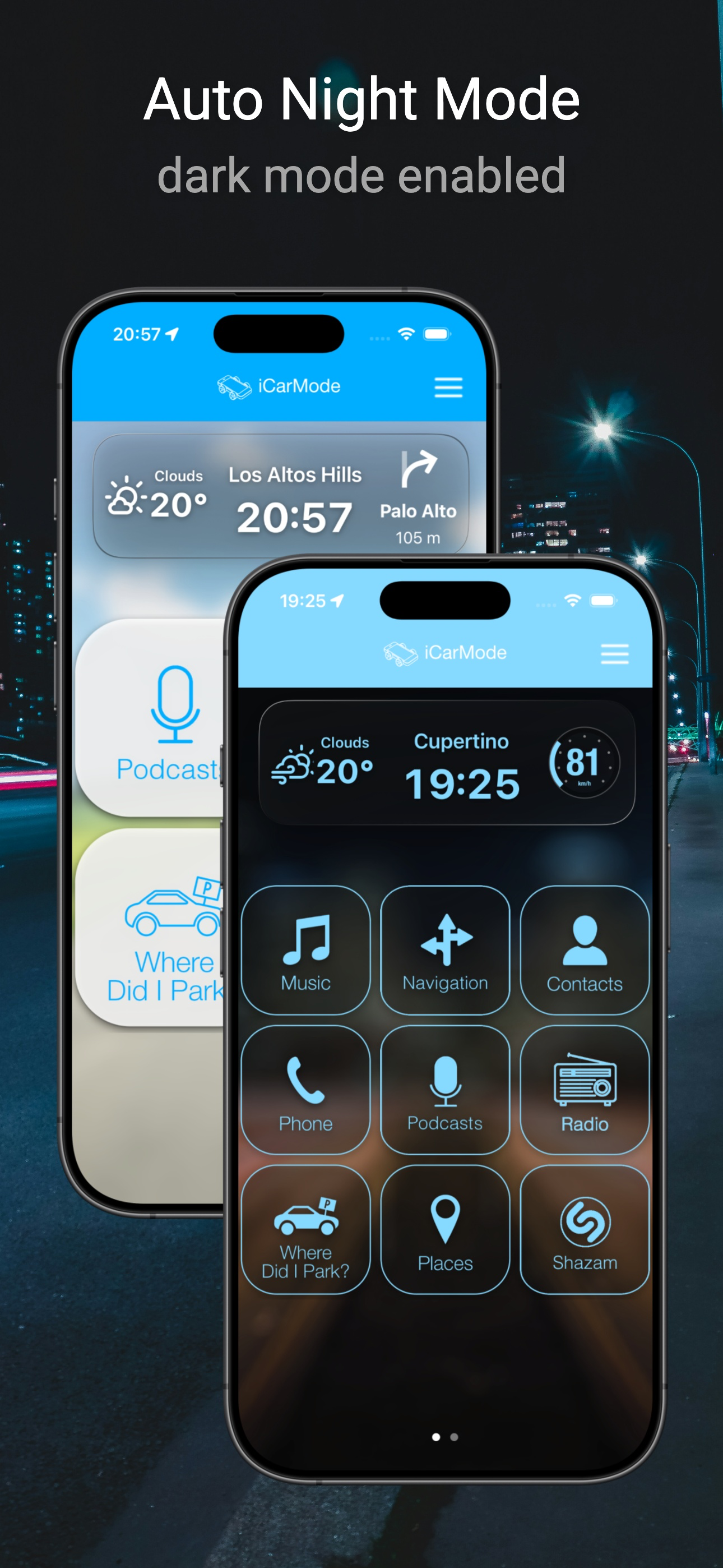 iCarMode: Drive Safe Dashboard