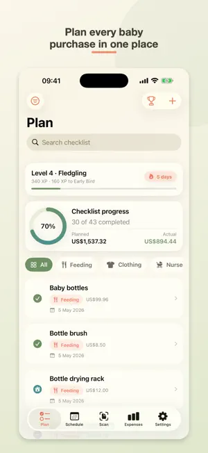 Baby Shopping List moms helper screenshot 1