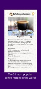 Coffee Recipes Cookbook screenshot