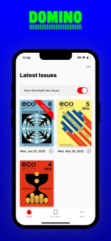 Rivista Domino iPhone screenshot