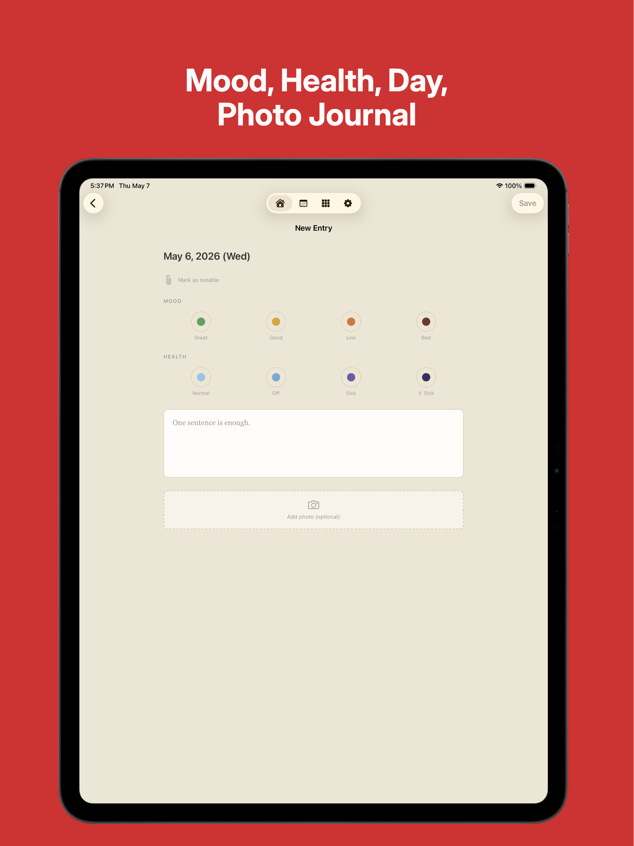 Olad - One Line A Day Journal screenshot 9