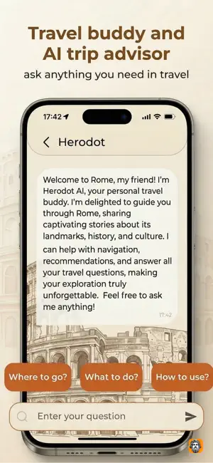 Herodot AI:ask map audio guide screenshot 4
