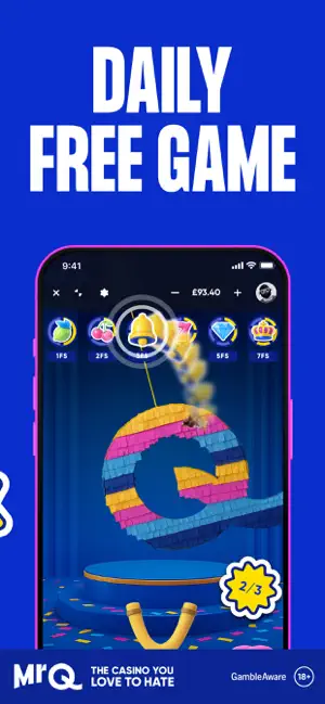 MrQ Casino: Real Money Games iPhone screenshot 2