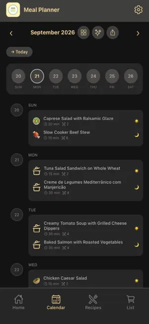 Meal Planner - Plan4Meals screenshot 3