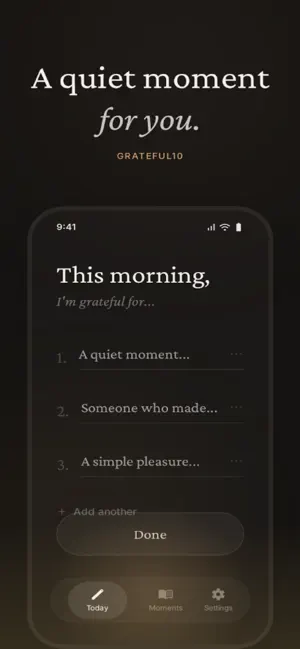 Grateful10 screenshot 1