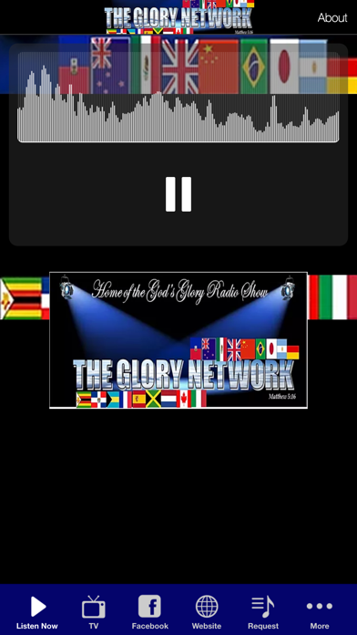 The Glory Network iPhone screenshot 1 - Music app