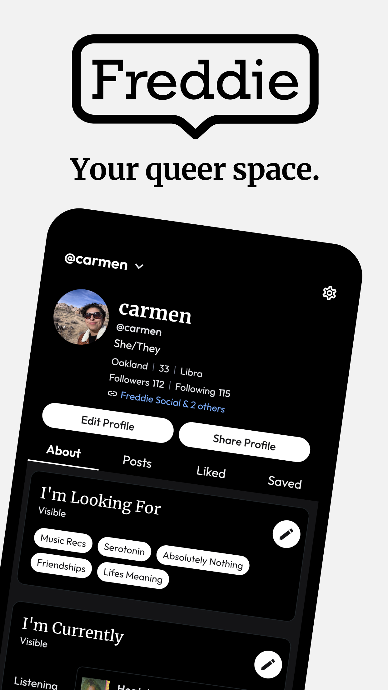 Freddie: Your queer space