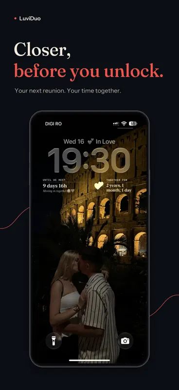 LuviDuo : appli couple, widget screenshot 1 of 7