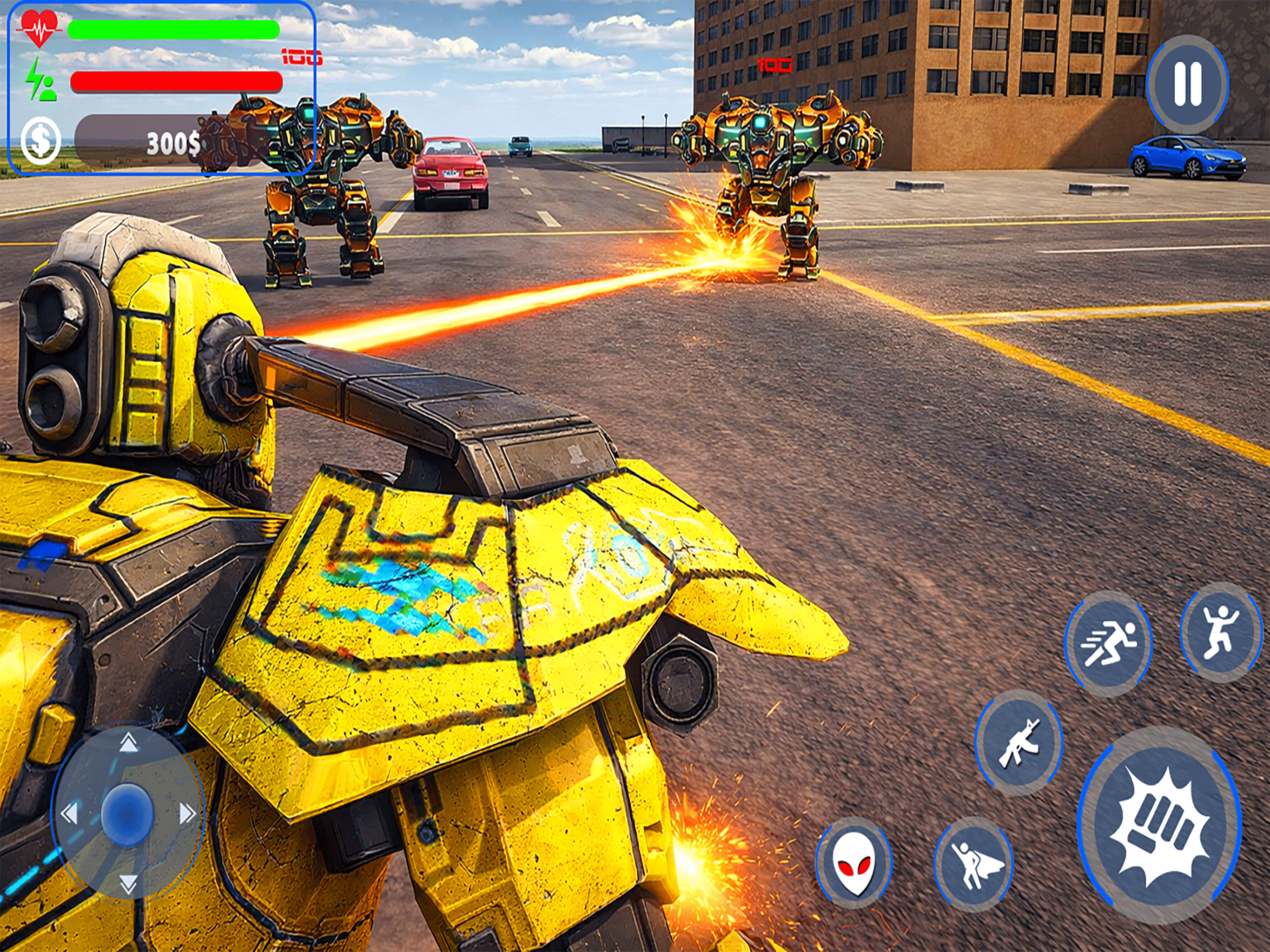 Super Flash Robot Hero Game