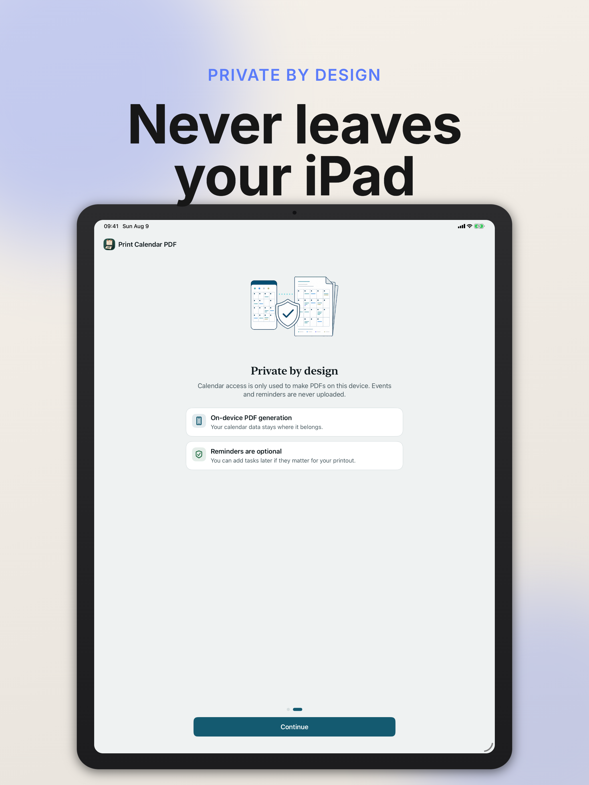 Print Calendar PDF & Planner screenshot 13