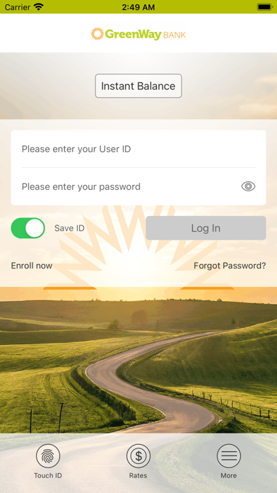 GreenWay Bank Screenshot