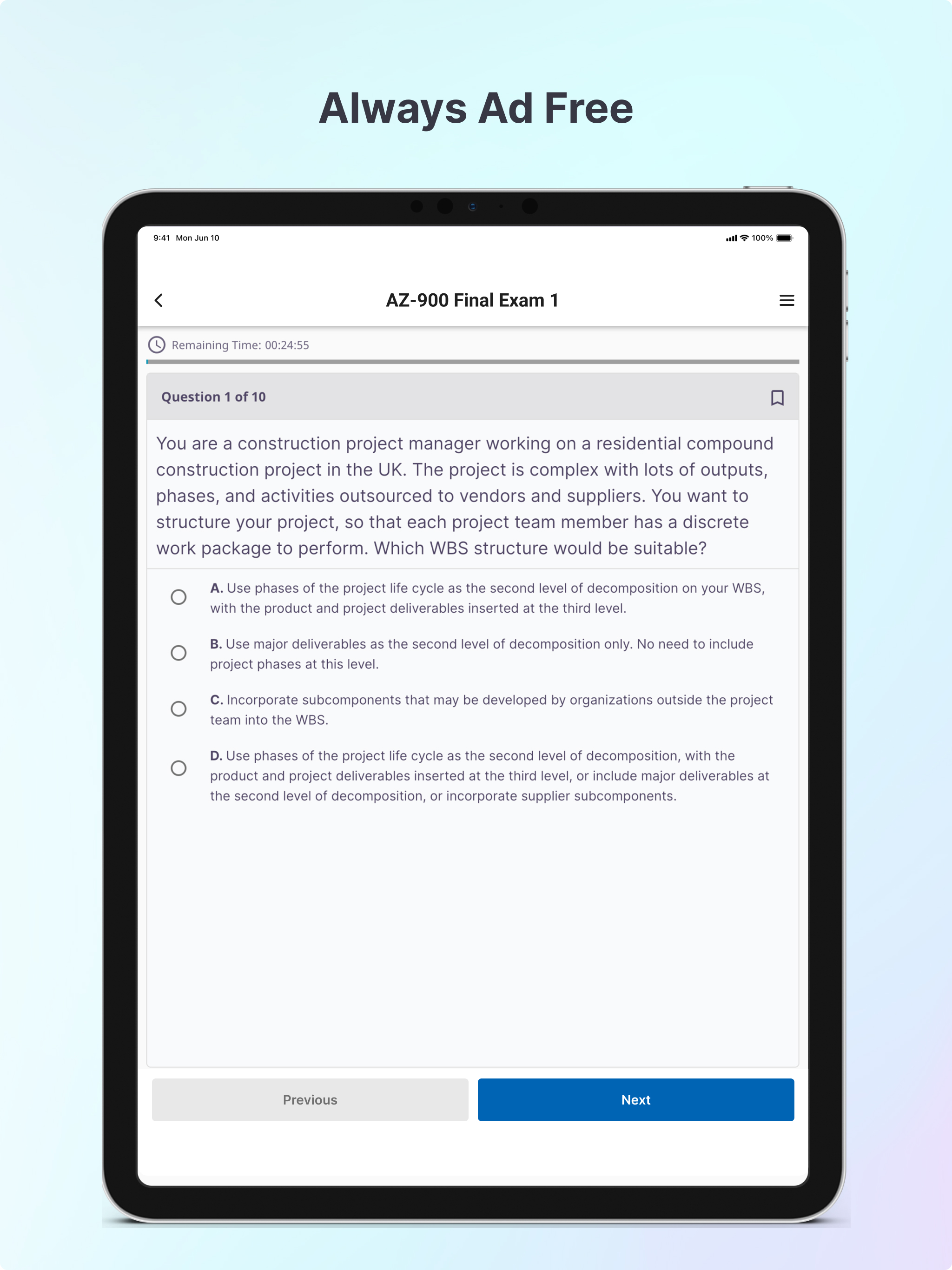 AZ-900 Exam Simulator