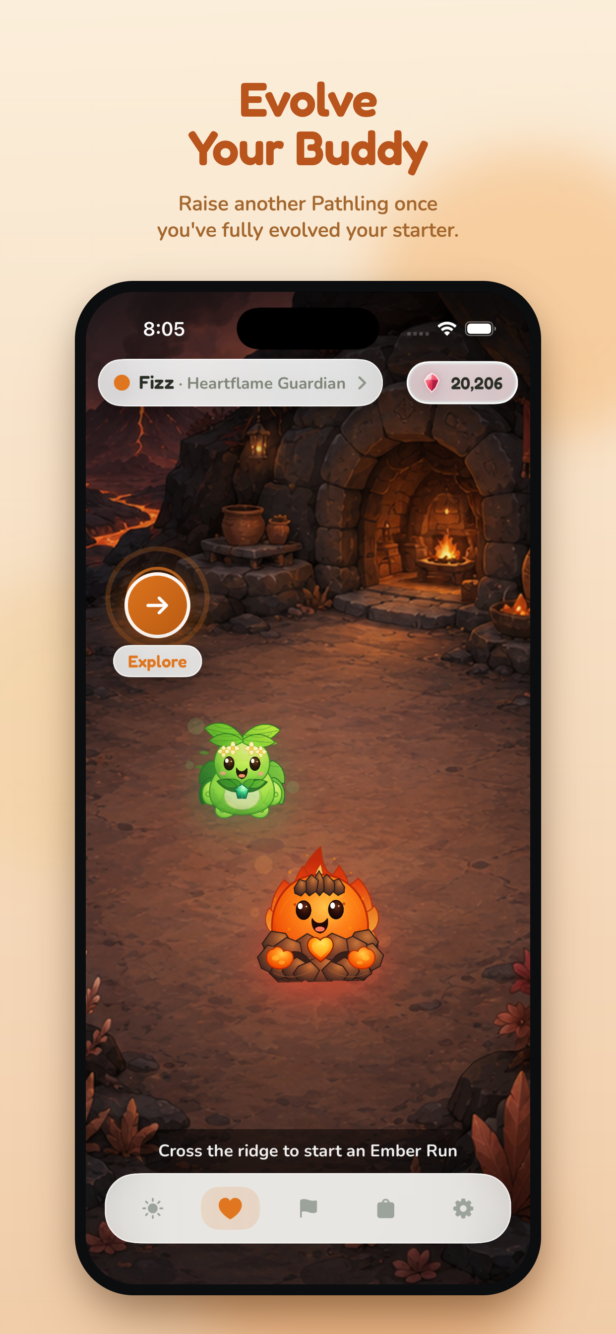 Pathlings: Step Tracker Game screenshot 2