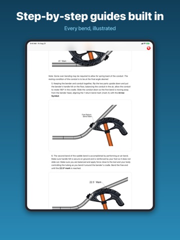 Conduit Bender Elite - Calc iPad screenshot