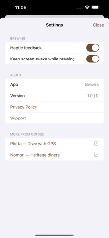 Brewra: Pour-Over Timer Screenshot 4 of 4