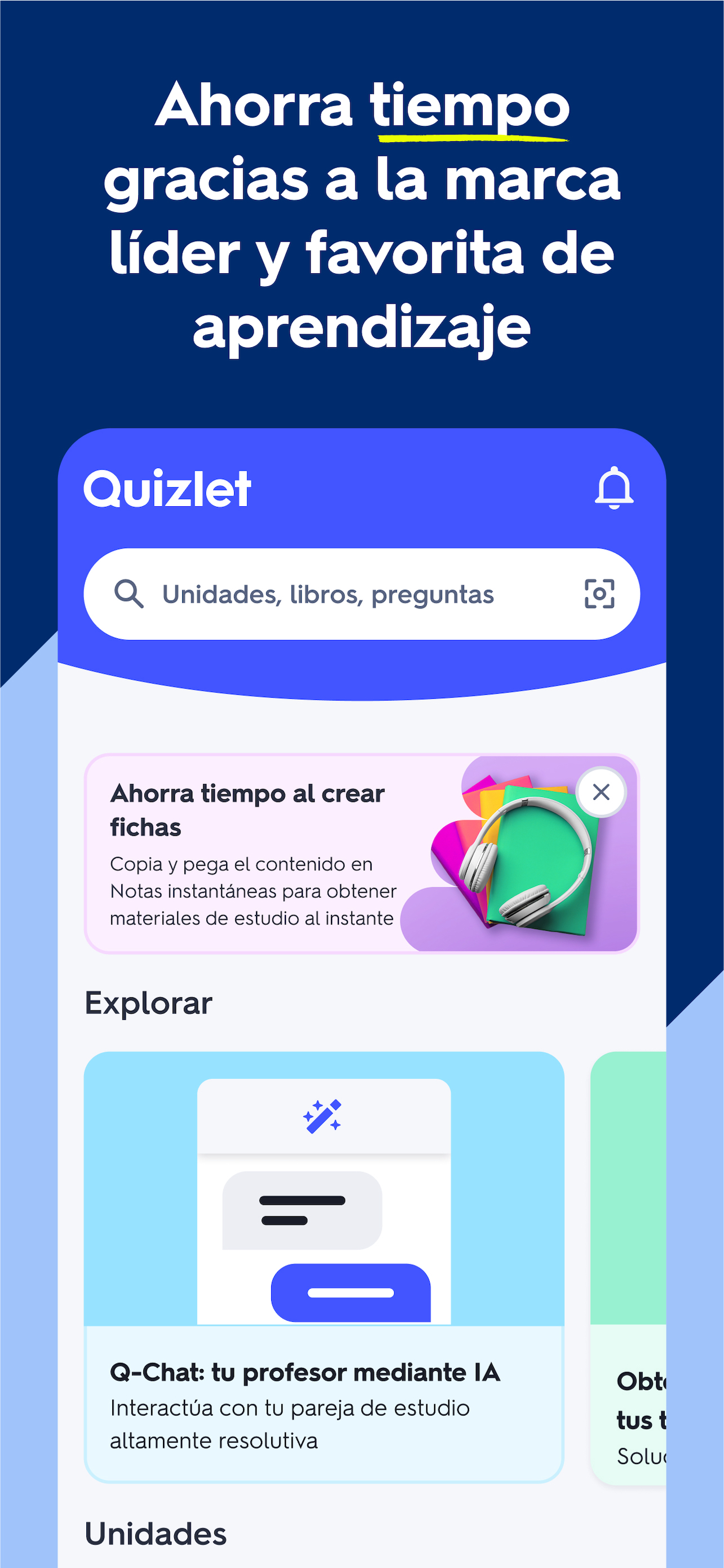 Quizlet: Aprender ingles y mas