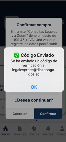 Legalexpress screenshot