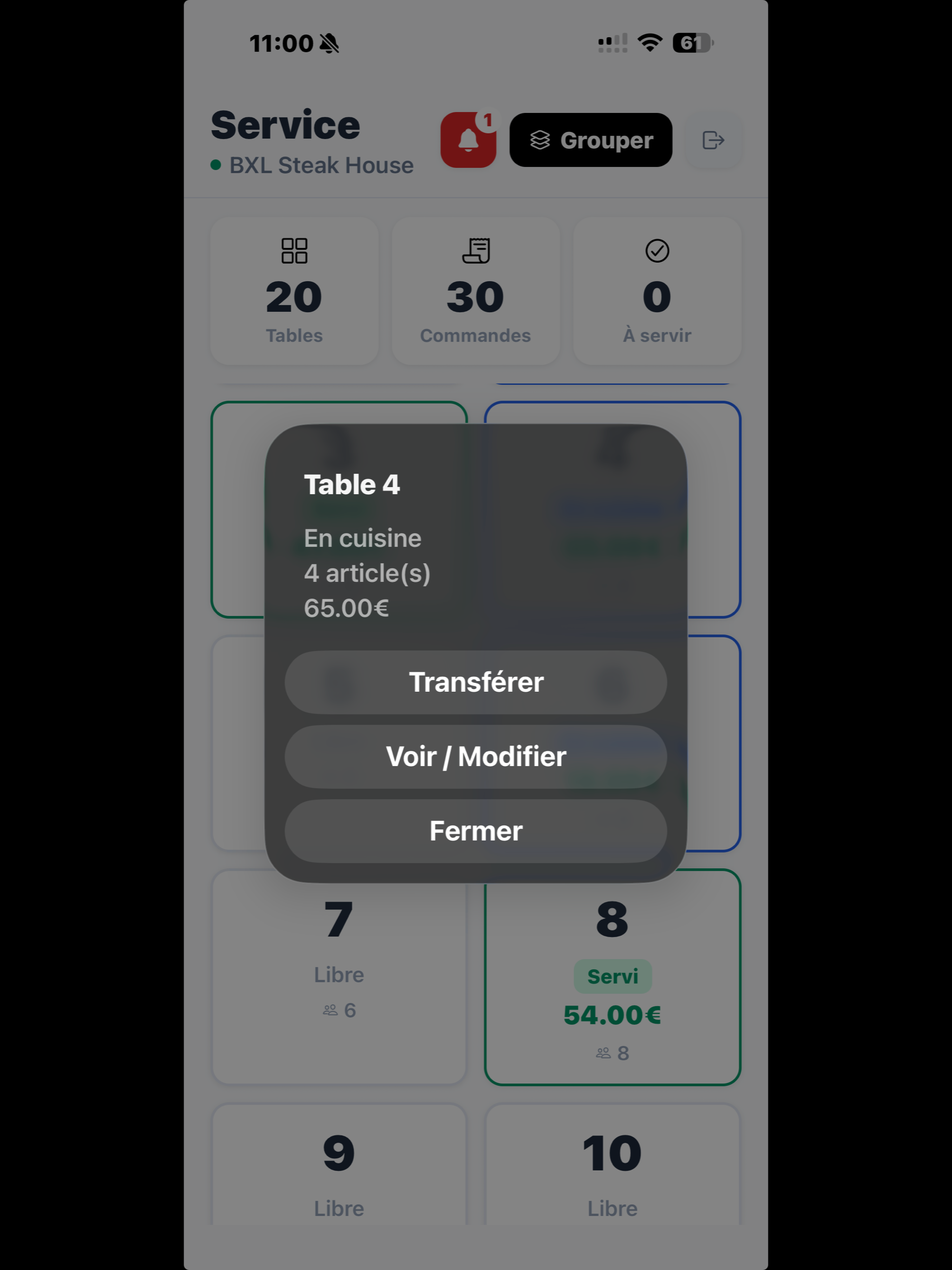 BipOrder Serveurs screenshot 12