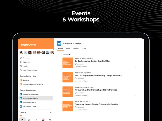 Coachecco iPad screenshot 3 - Business app