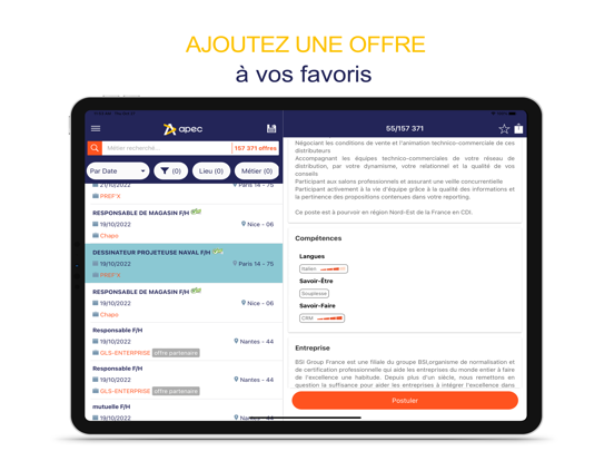 Screenshot #5 pour Apec : offres d’emploi cadres